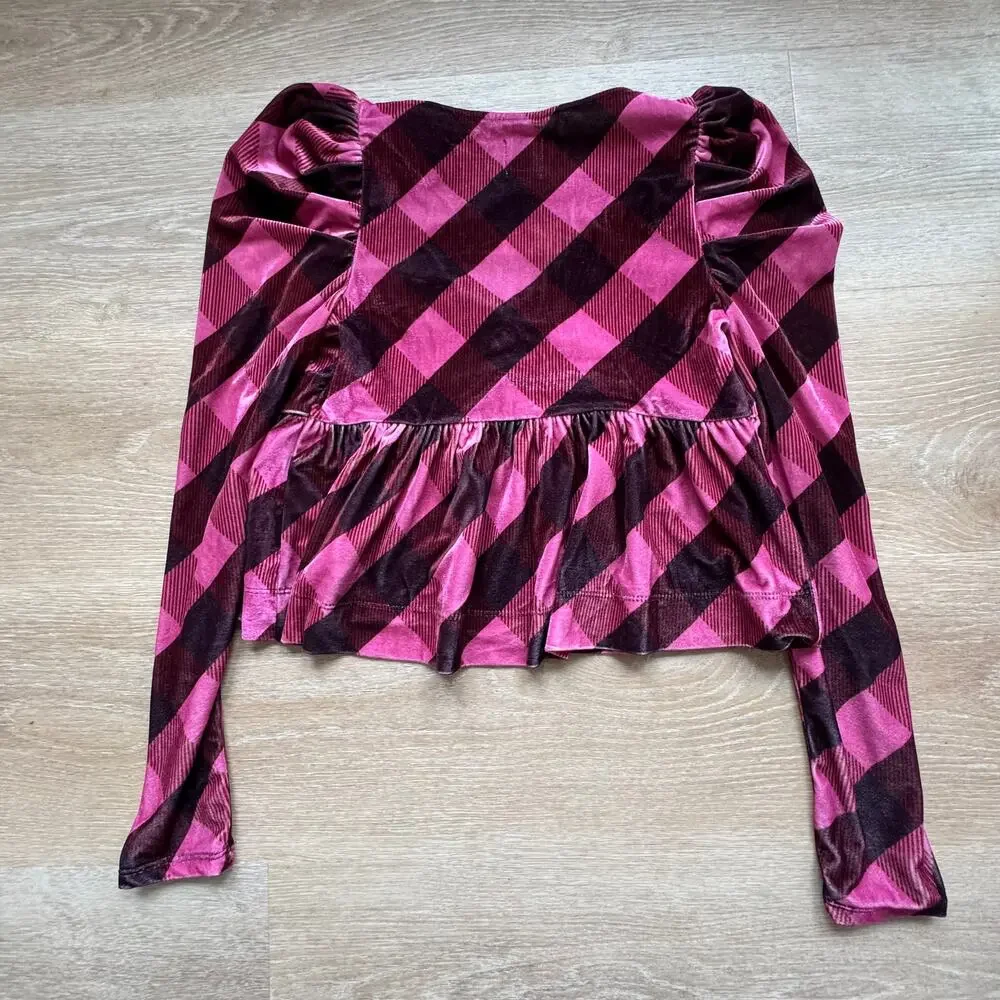 Maeve (Anthropologie) Velvet Babydoll Top - Size XS - Picture 7 of 7